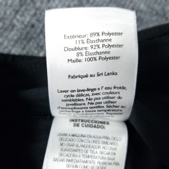 Eddie Bauer Women's skirt  Skort size 6 Black - Picture 9 of 10